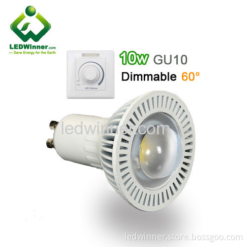 60 Angle Dimmable Cree 10w Gu10 Led